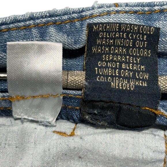 Vintage Girbaud Marithé & François Denim Cargo Shorts Streetwear M+Fg Accent 34" - Picture 5 of 11